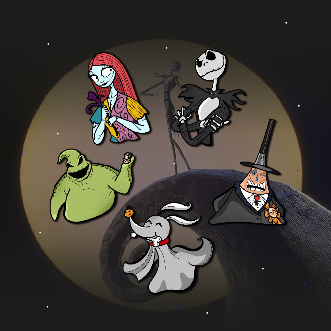 Colección de pines El maravilloso mundo de Jack x 5 Und