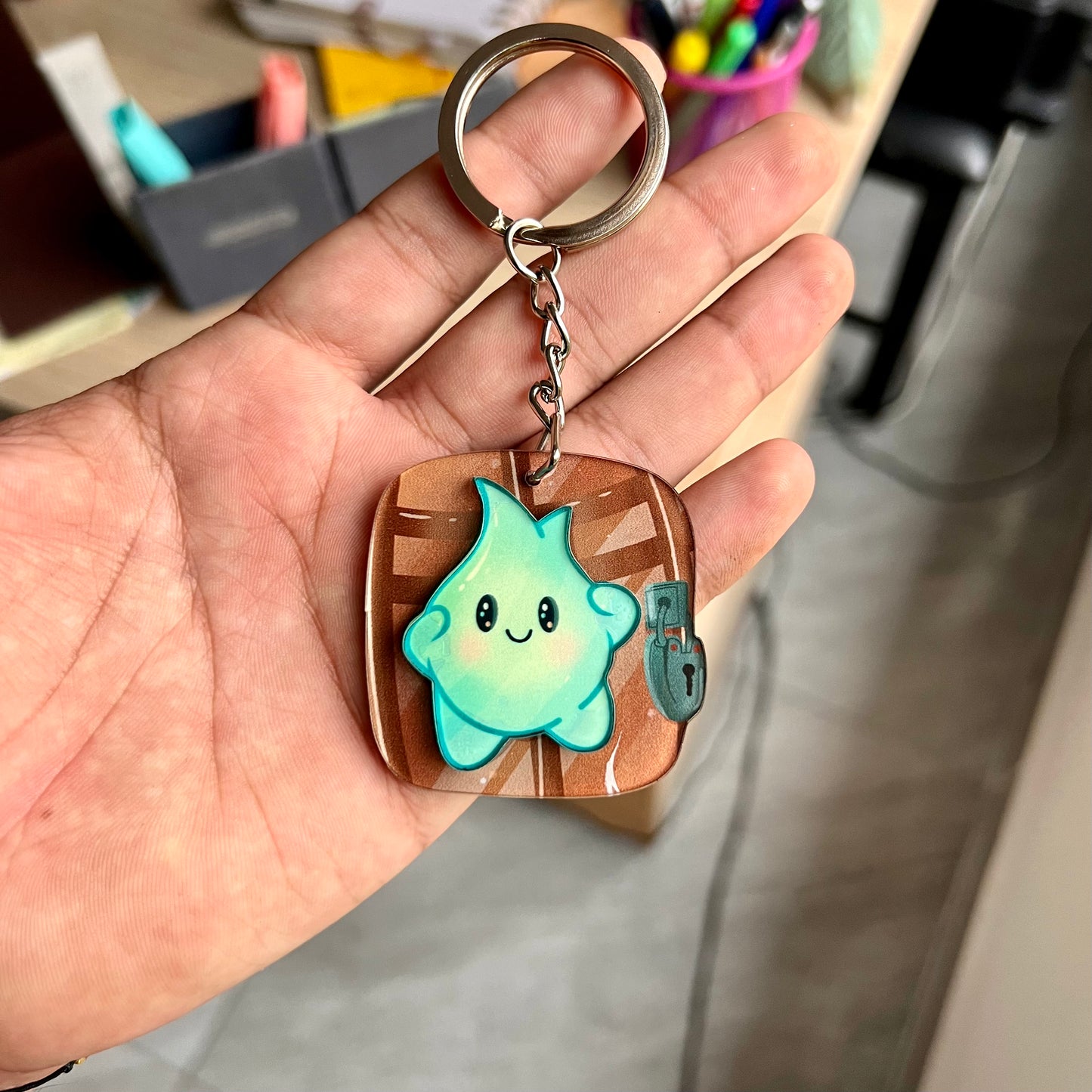 Llavero Lumalee edición fotoluminiscente.