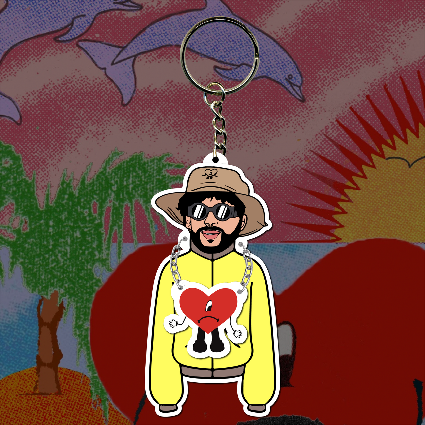 Llavero Bad Bunny Cadena Edición Limitada