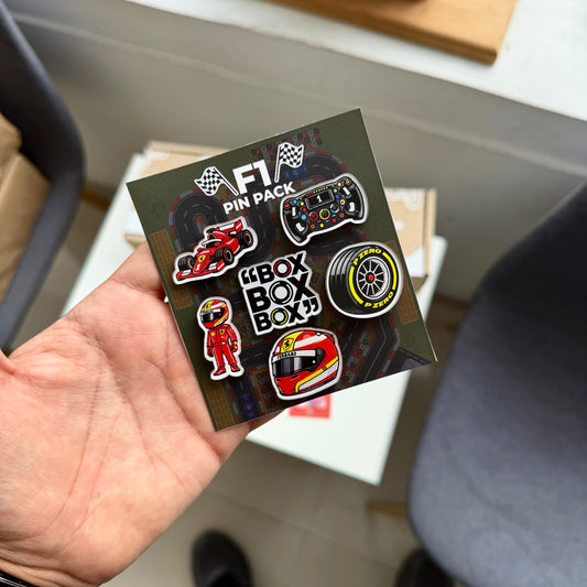 Colección de Pines F1 X 6 UNDS