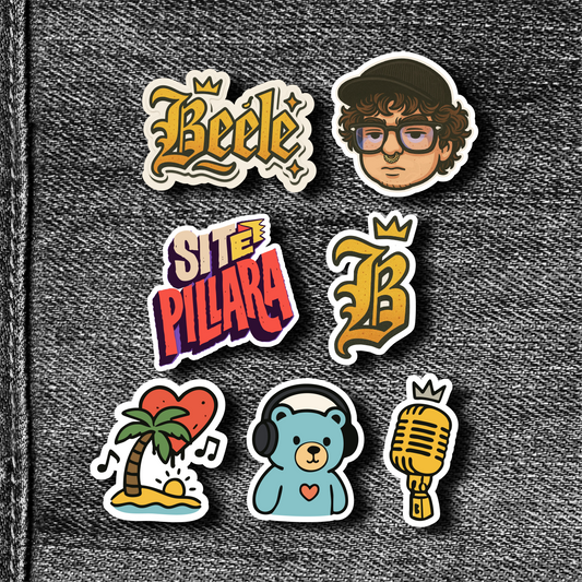 Colección de pines BEÉLE X 7 UNDS