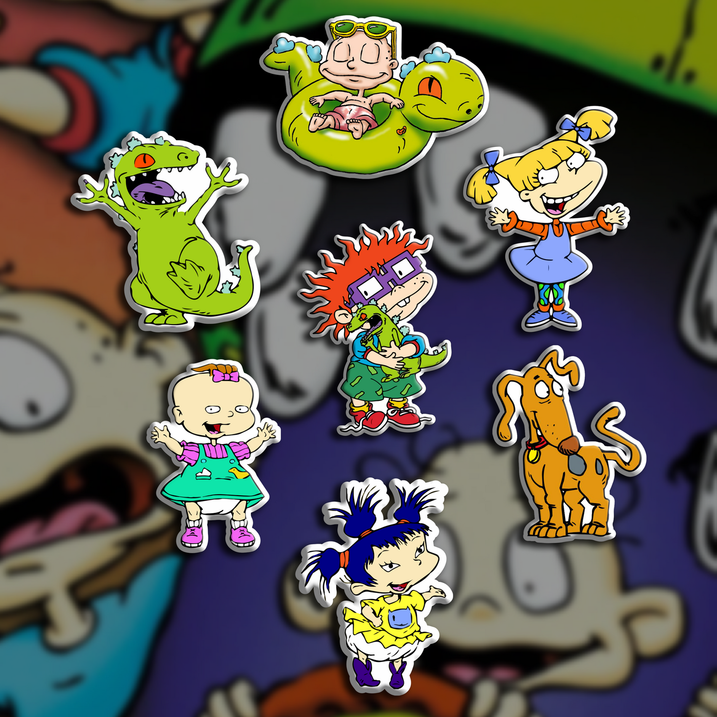 Colección Pines Rugrats x 7 Und