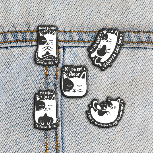 Pin pack Gatos by: OSSI X5 Unds
