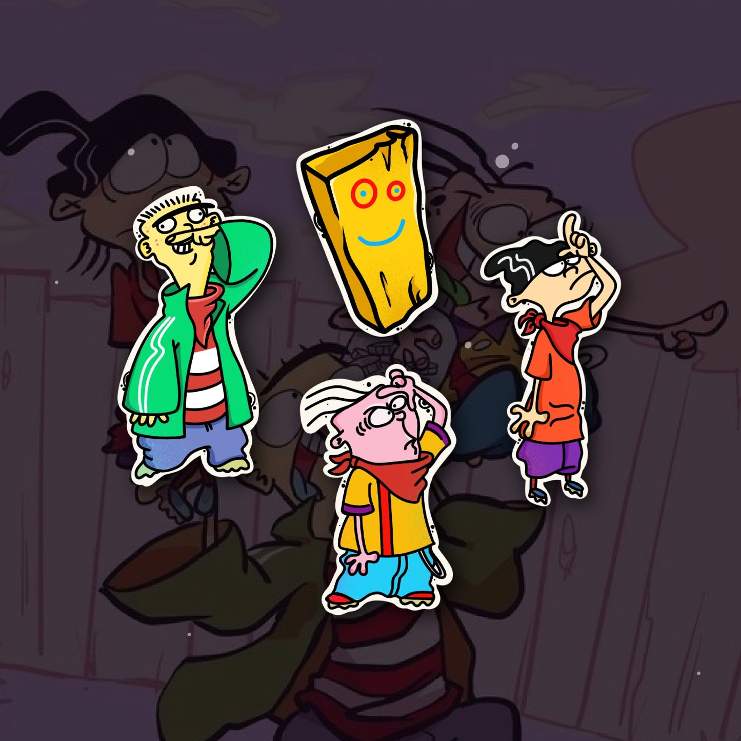 Colección de pines Ed Edd y Eddy