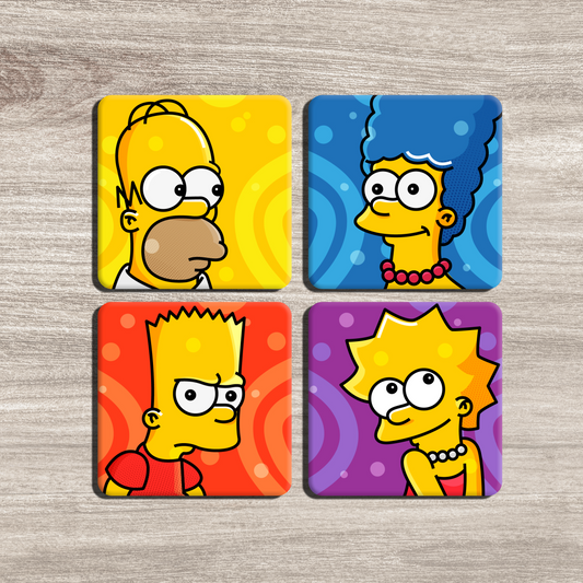 Portavasos Los Simpson x 4 Und